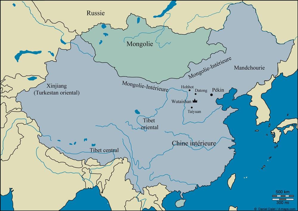 kaart van beijing
