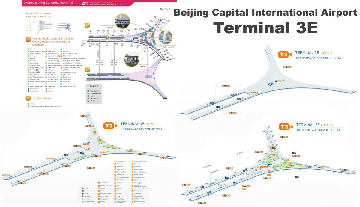 Beijing terminale 3 kaart