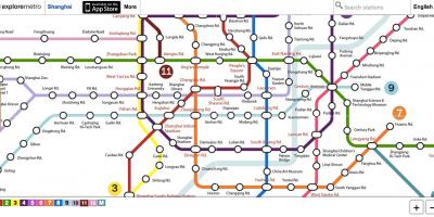 Verken Beijing metro kaart